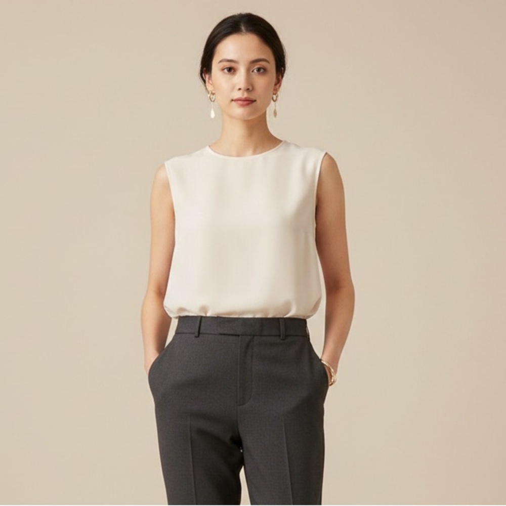 Sportmax Pura Seta‎ Sleeveless Top